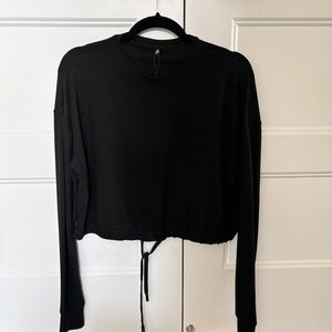 P’tula - Bridgette Cropped Sweater - Obsidian